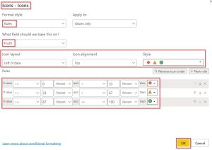 Power BI Conditional Formatting Positive and Negative Numbers ...