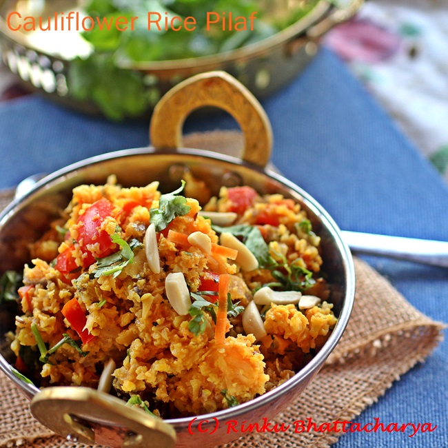 Cauliflower "Rice" Pulao Spice Chronicles