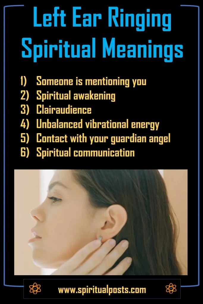 Left ear ringing meanings and spiritual omen