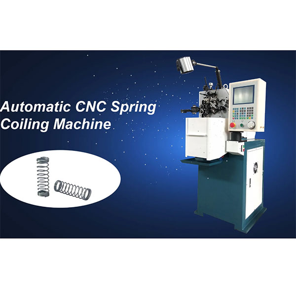 Automatic Cnc Spring Coiling Machine With 7 Axis Compression Spring - Mobile Geometric Illustrations for Desktop