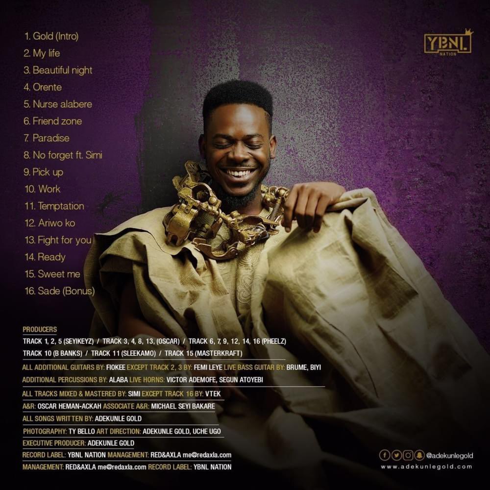 All I Had Was A Dream” – Adekunle Gold Reflects on 8 Years of His Debut Album “Gold”