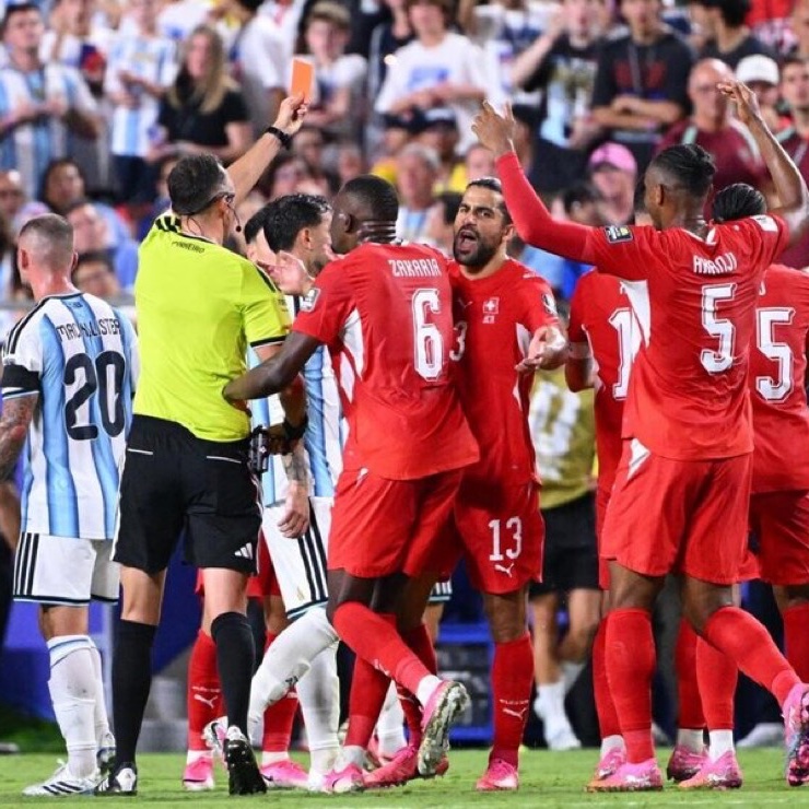Breel Embolo’s red card against Argentina is wrong, said IFAB