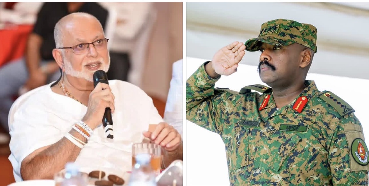 Gen Muhoozi Gives Tycoon Sudhir PLU Number for ‘Supporting His Cause’