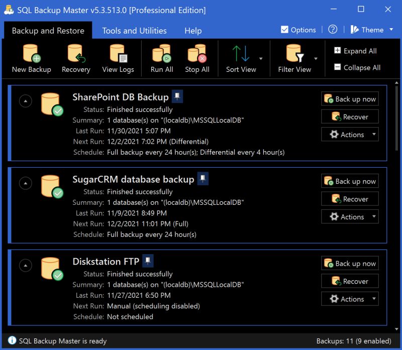 Sql Backup Master Dark Themes - Premium Landscape Picture Gallery - 4K