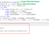 Sql Merge
