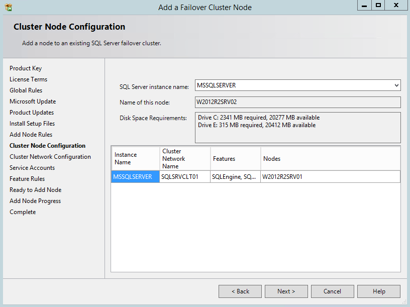 SQL Server 2014 – Install a clustered instance | MHITIPS