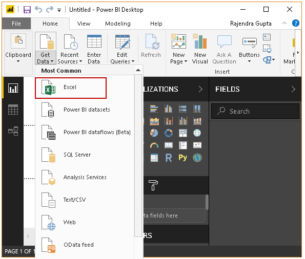 How To Add Excel Table Power Bi Desktop Word