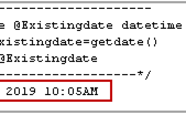 SQL Convert Date Functions And Formats