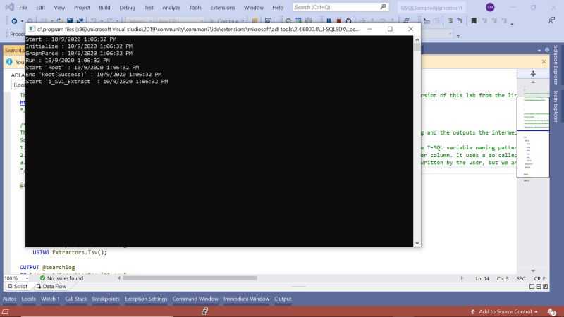 Building U Sql Jobs Locally For Azure Data Lake Analytics - Desktop Landscape Illustrations for Desktop