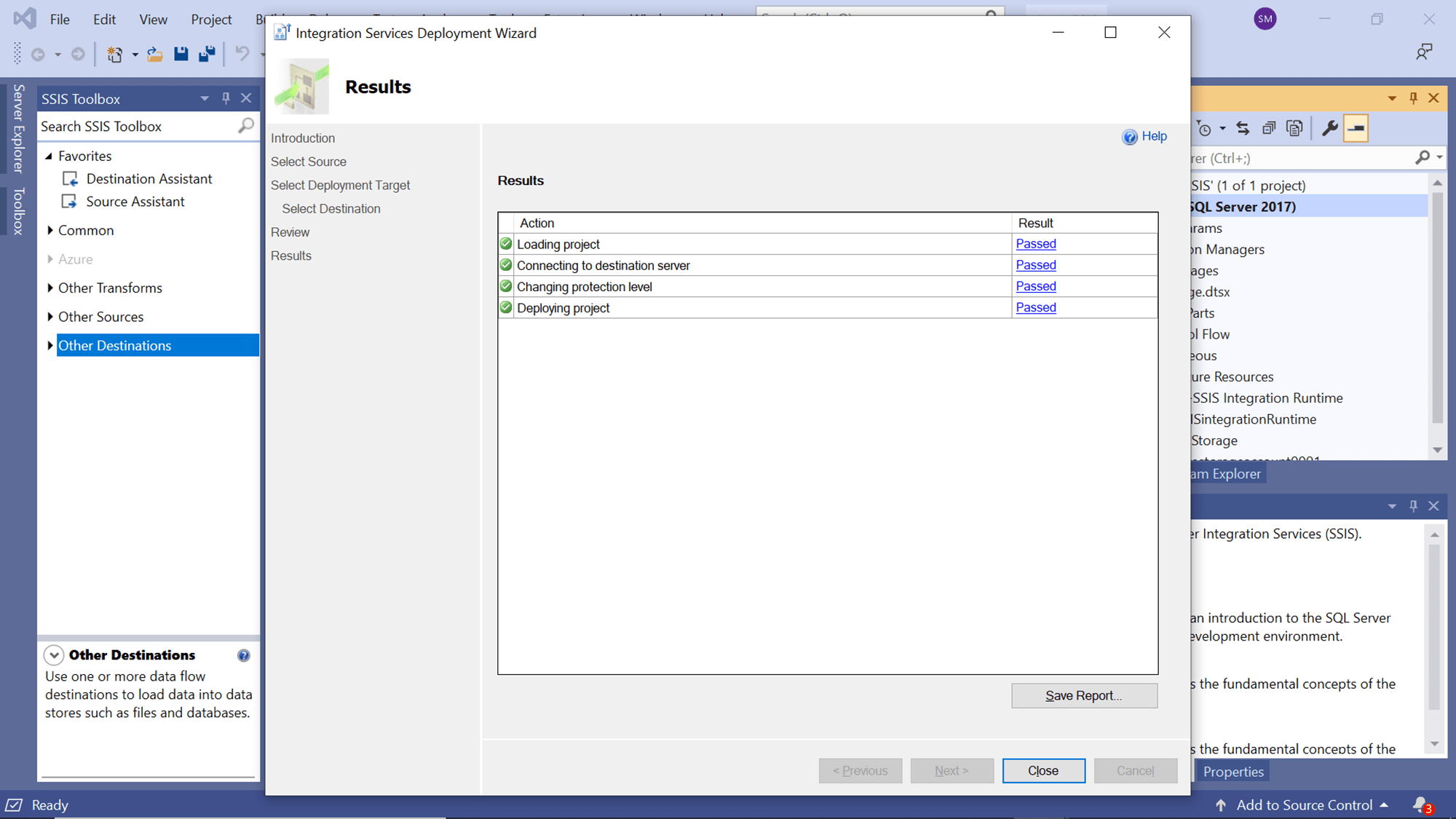 Move local SSIS packages to Azure Data Factory