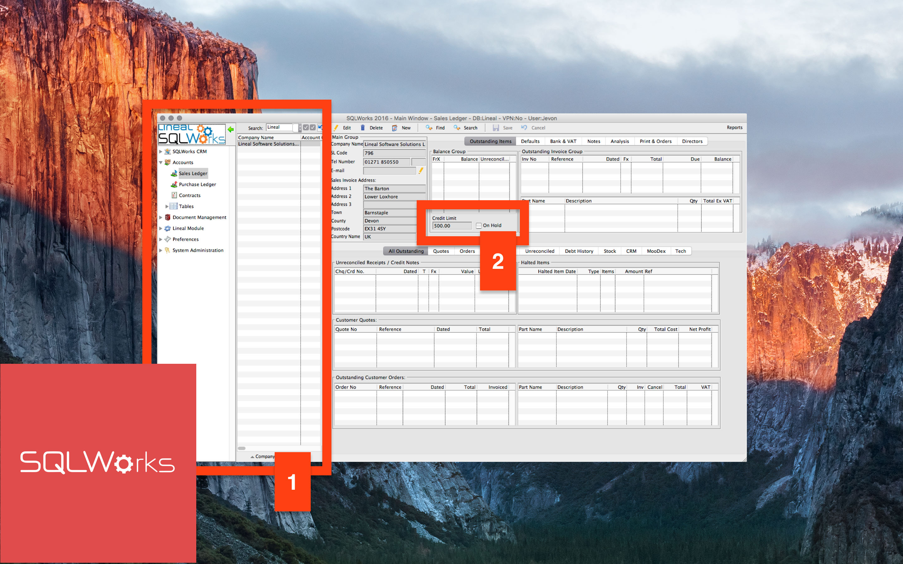 Fact Sheet: Credit Control - SQLWorks Accounting Software