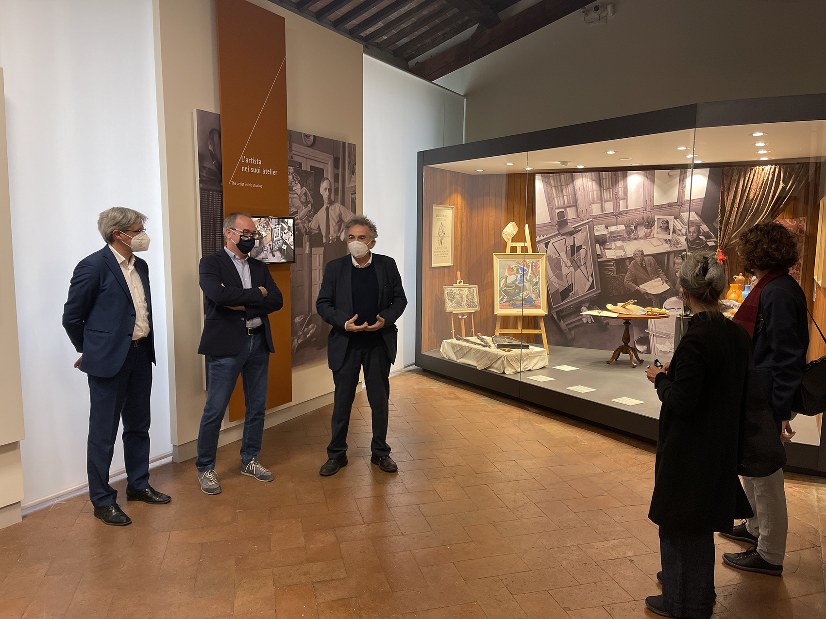 Cortona Aperte Le Nuove Sale Gino Severini Taglio Del Nastro Al Maec Sr 71