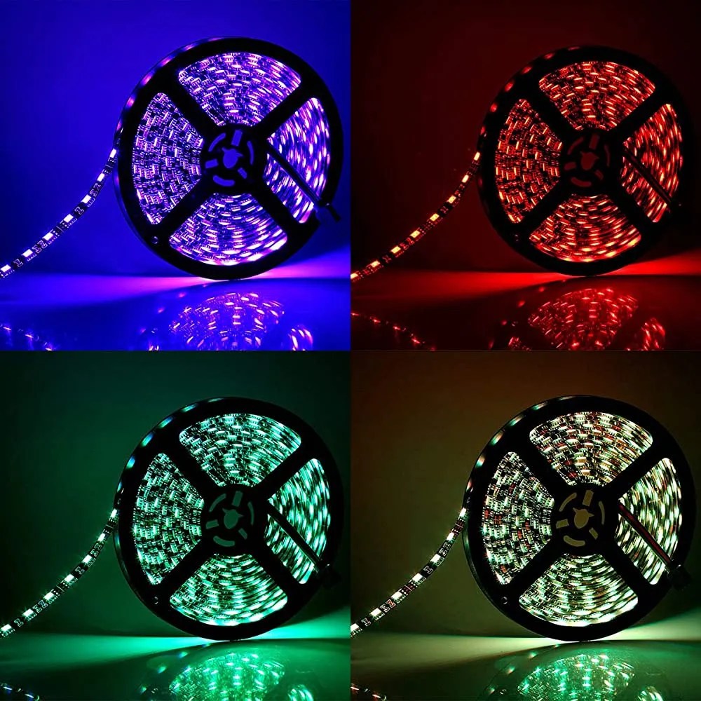 NNK LED Strip light RGB waterproof Remote Control Charging for The Bathroom and Gaming Room Overall Home Decoration Light