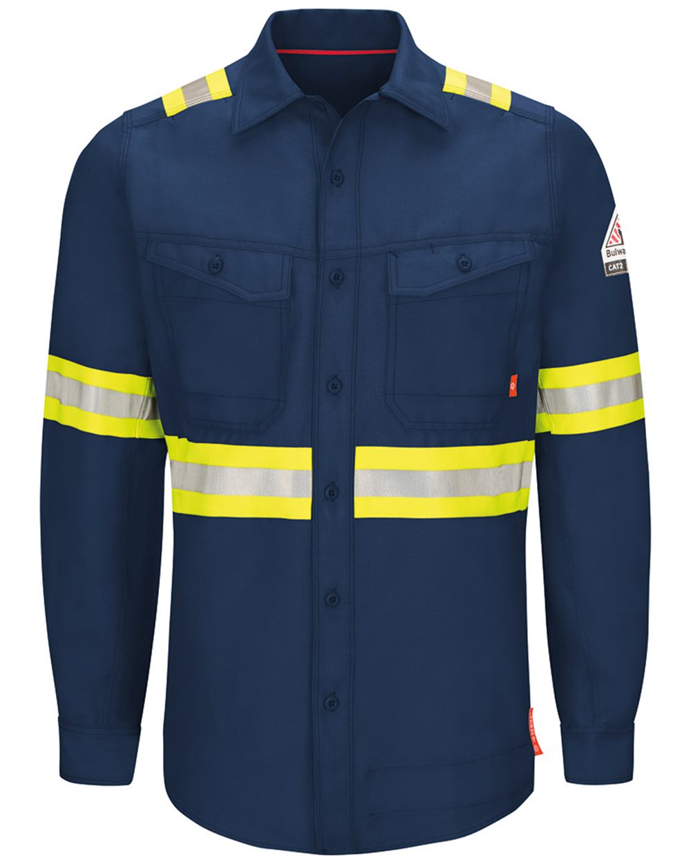 Bulwark QS40ET Men's Tall iQ Series® Endurance Enhanced-Vis Work Shirt