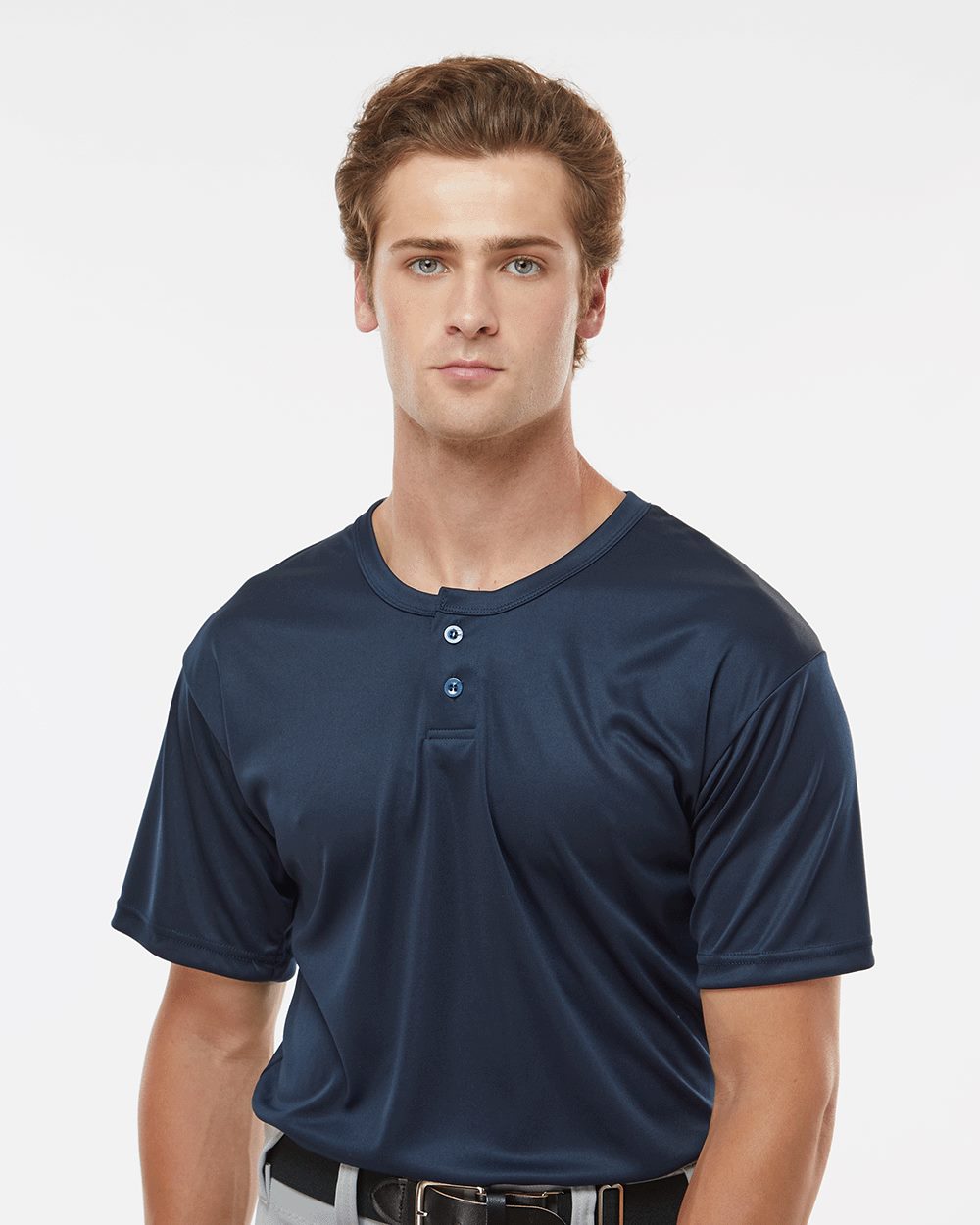 Alleson Athletic 7930 Men's B-Core Placket Jersey