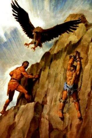 Image Исследование местонахождения скалы, к которой был прикован. Sosh 8 Podolsk Mhk Prometej Stradaniya