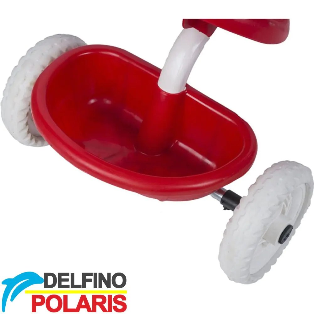Tricikl za decu Delfino Polaris Crveni - Slika 4