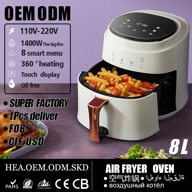 Air Fryer 8L-Friteza JD689B - Slika 9