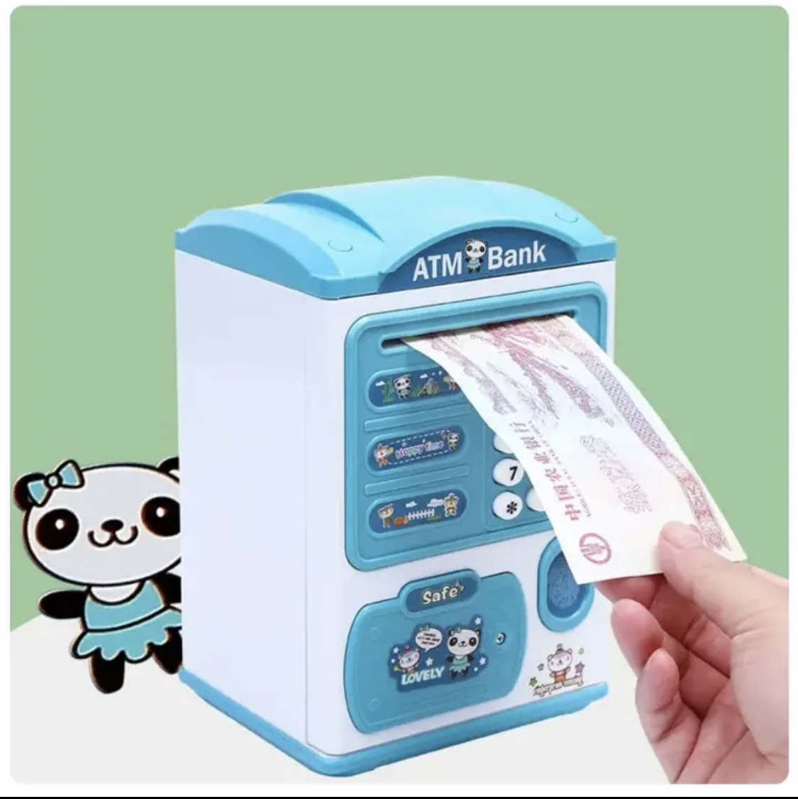 Dečija Kasica Saving Box Sa Otisak Prsta - Slika 3