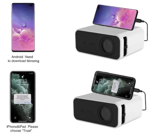 Mini LED Projektor 1080p YT-500 - Slika 11