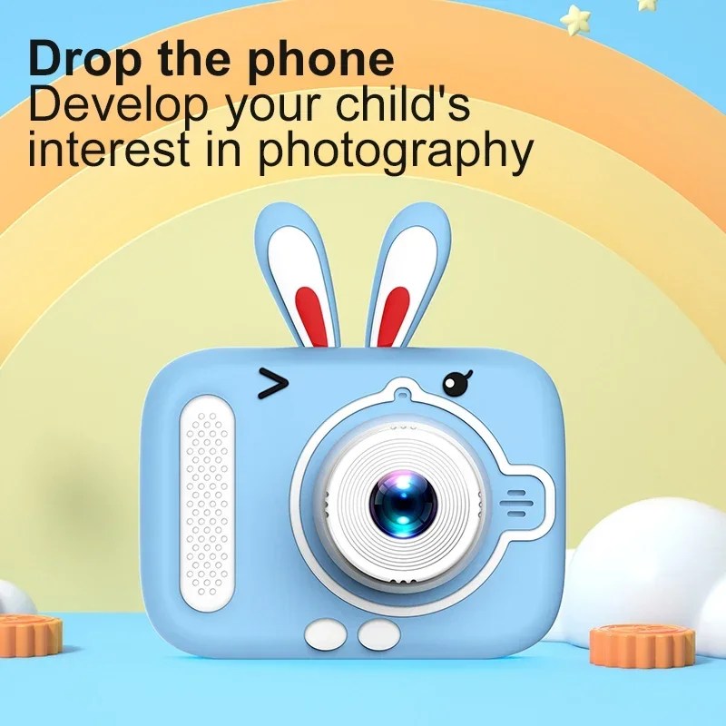Mini Cartoon Kamera za Decu - Slika 6