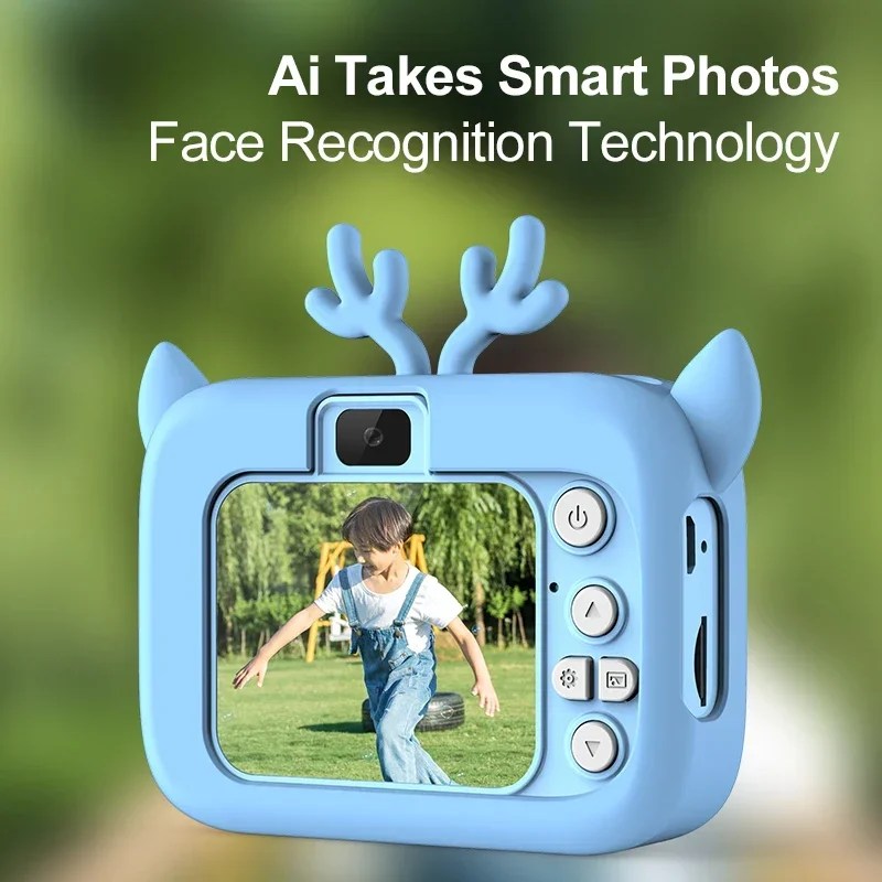 Mini Cartoon Kamera za Decu - Slika 4