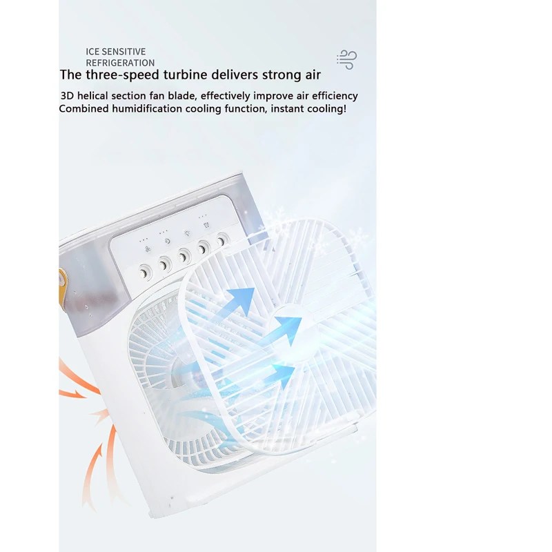 Prenosna Mini Klima 3u1 - Slika 8