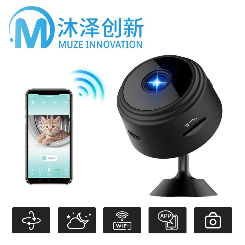 Špijunska Mini Kamera A9 WiFI HD 1080p - Slika 3