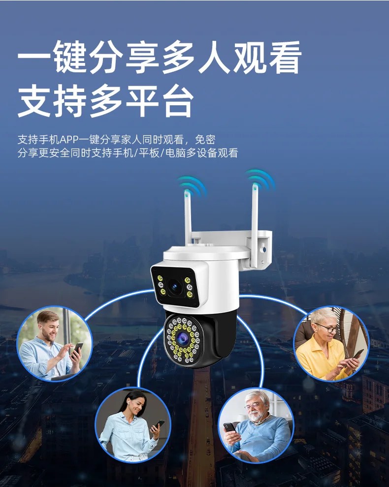 IP Kamera Sa Dvostrukim Objektivom - Slika 2