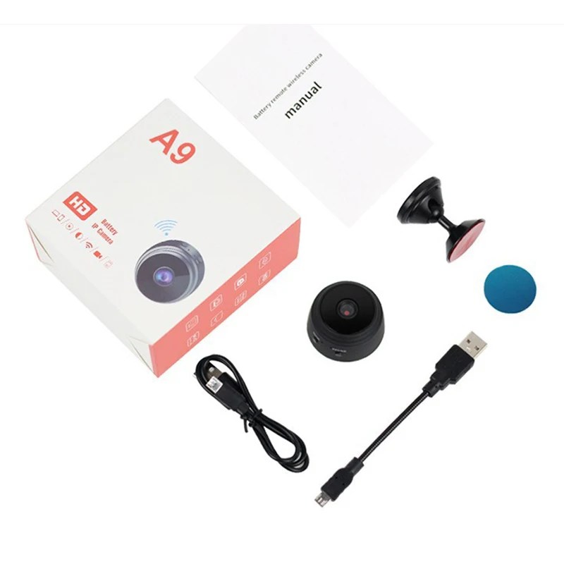 Špijunska Mini Kamera A9 WiFI HD 1080p - Slika 4