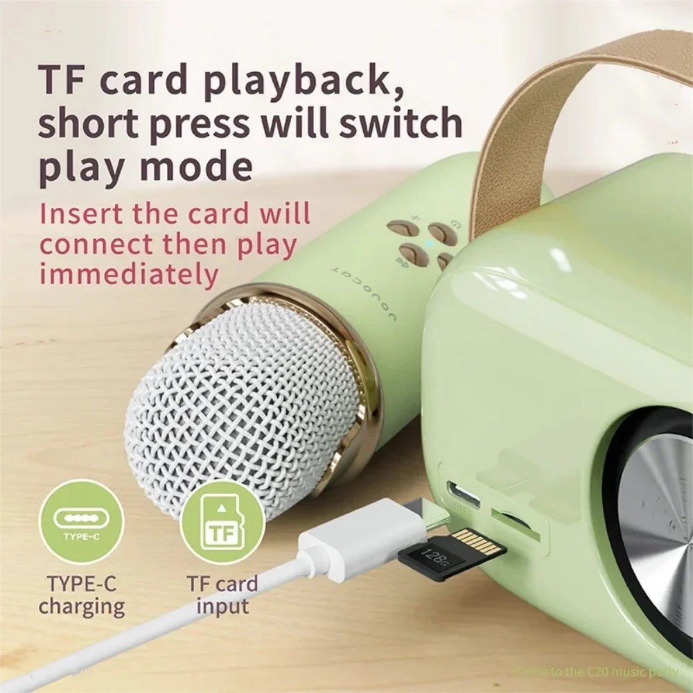 Retro Karaoke Zvučnik Sa Mikrofonom - Slika 5