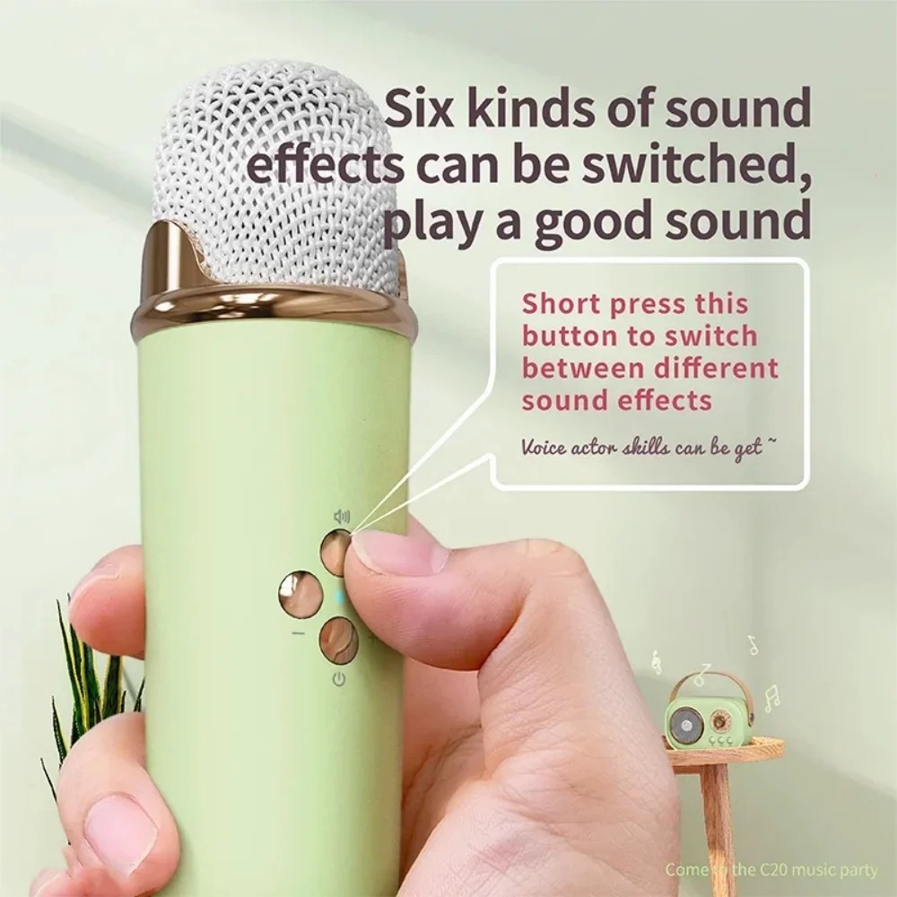 Retro Karaoke Zvučnik Sa Mikrofonom - Slika 4