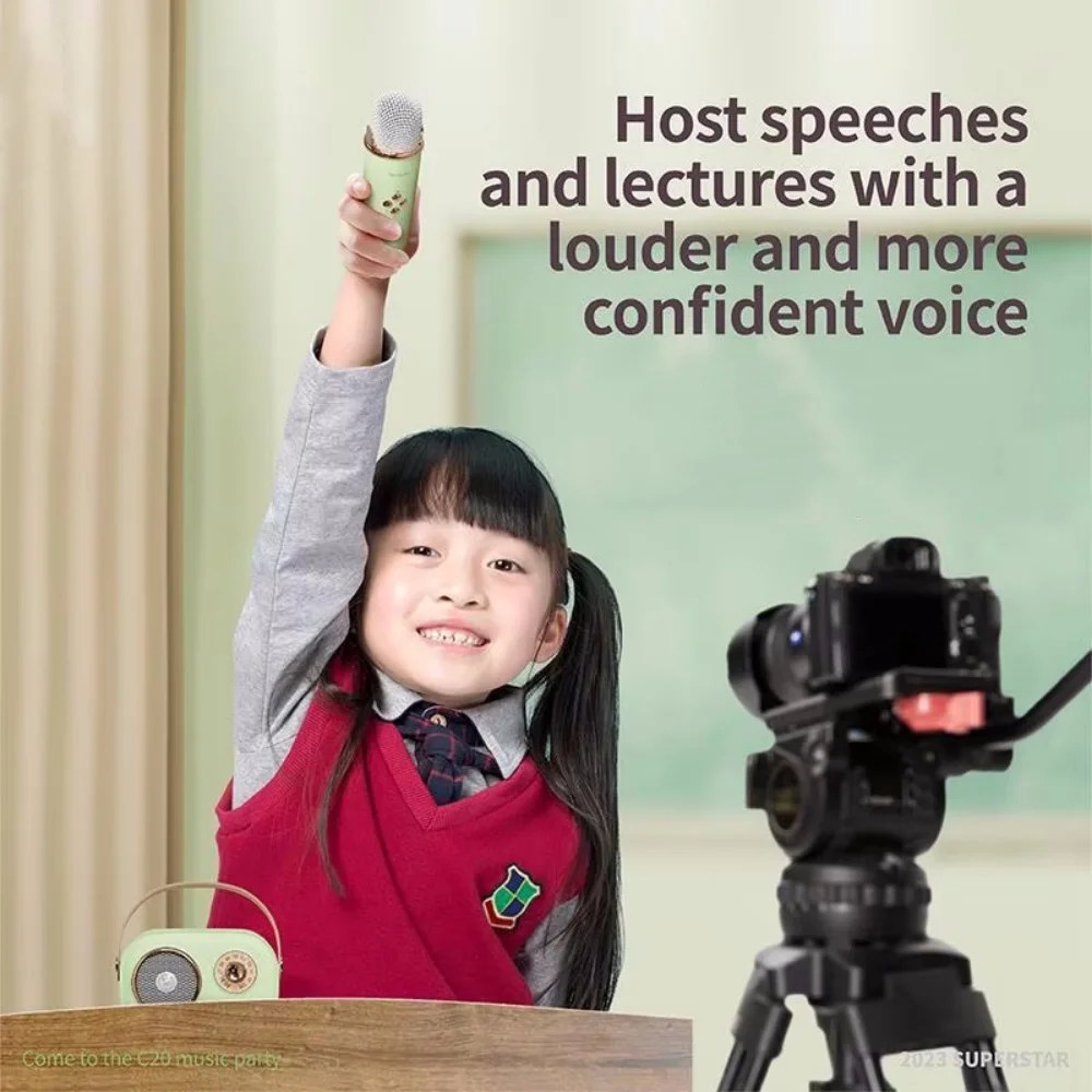 Retro Karaoke Zvučnik Sa Mikrofonom - Slika 3