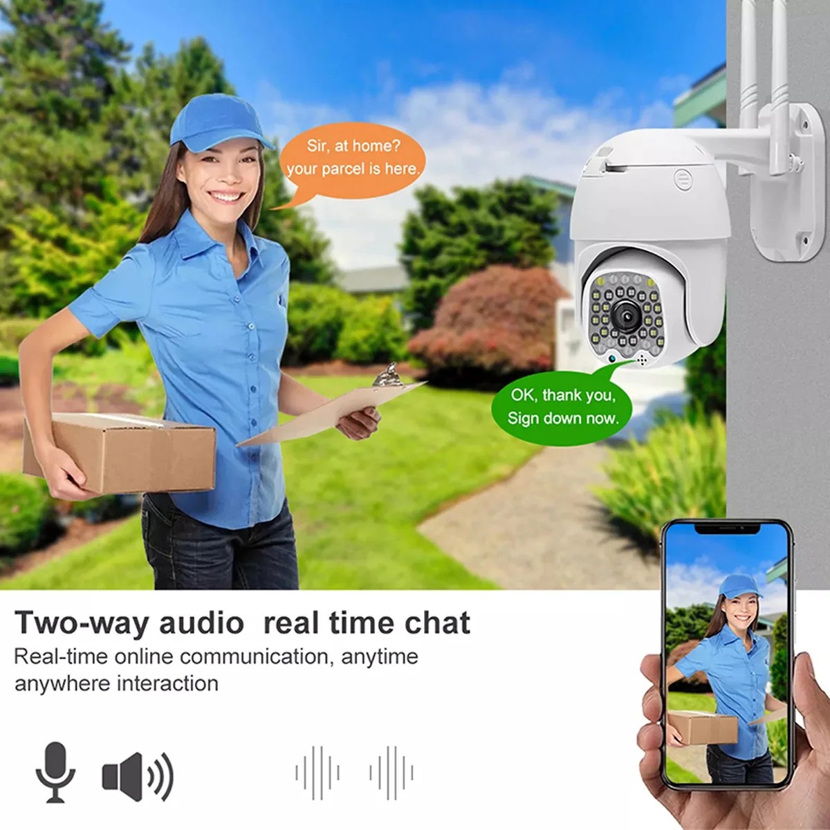 PTZ WIFI IP Kamera - Slika 12