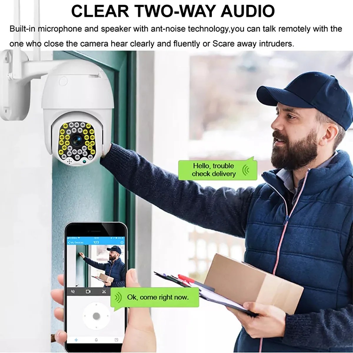 PTZ WIFI IP Kamera - Slika 7