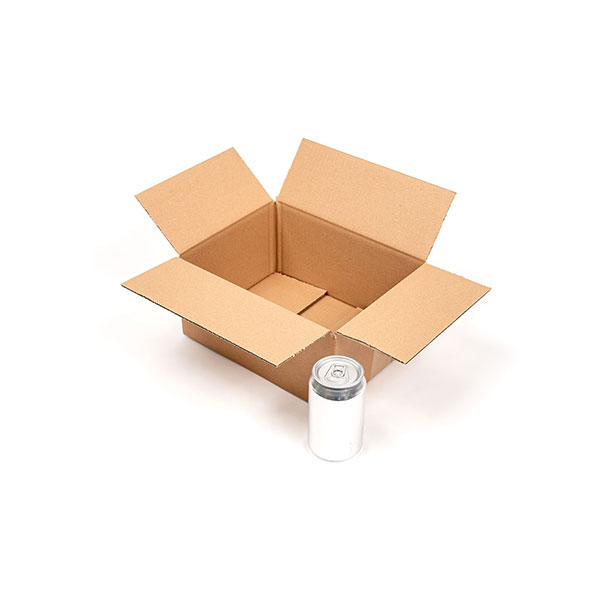 12 x 330ml empty box can in front