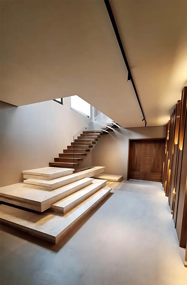 Floating Stairs - درج معلق - درج طائر - درج مودن