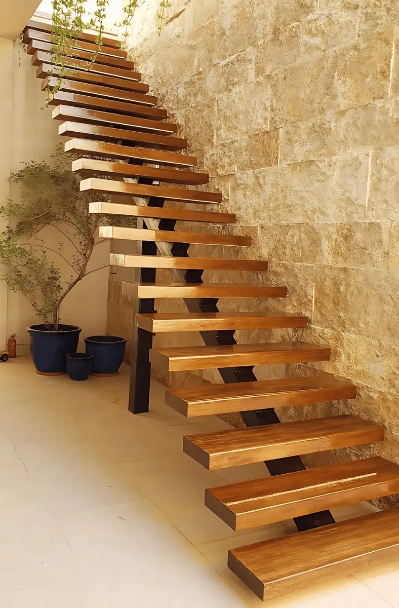 Floating Stairs - درج معلق - درج طائر - درج مودن
