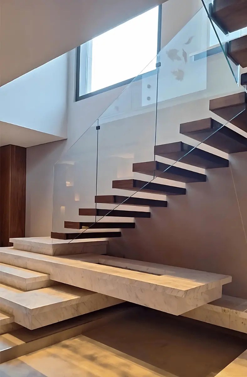 Floating Stairs - درج معلق - درج طائر - درج مودن