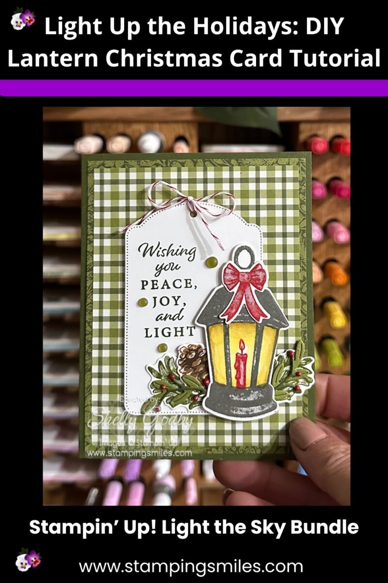 Light Up the Holidays: DIY Lantern Christmas Card Tutorial