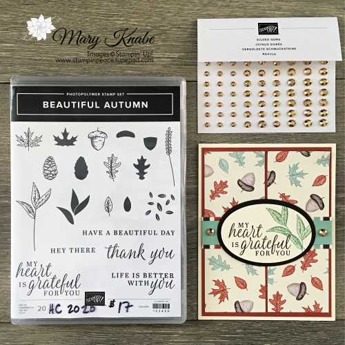 Beautiful Autumn Stamp Set & Gilded Autumn Designer Series Paper by Stampin' Up!