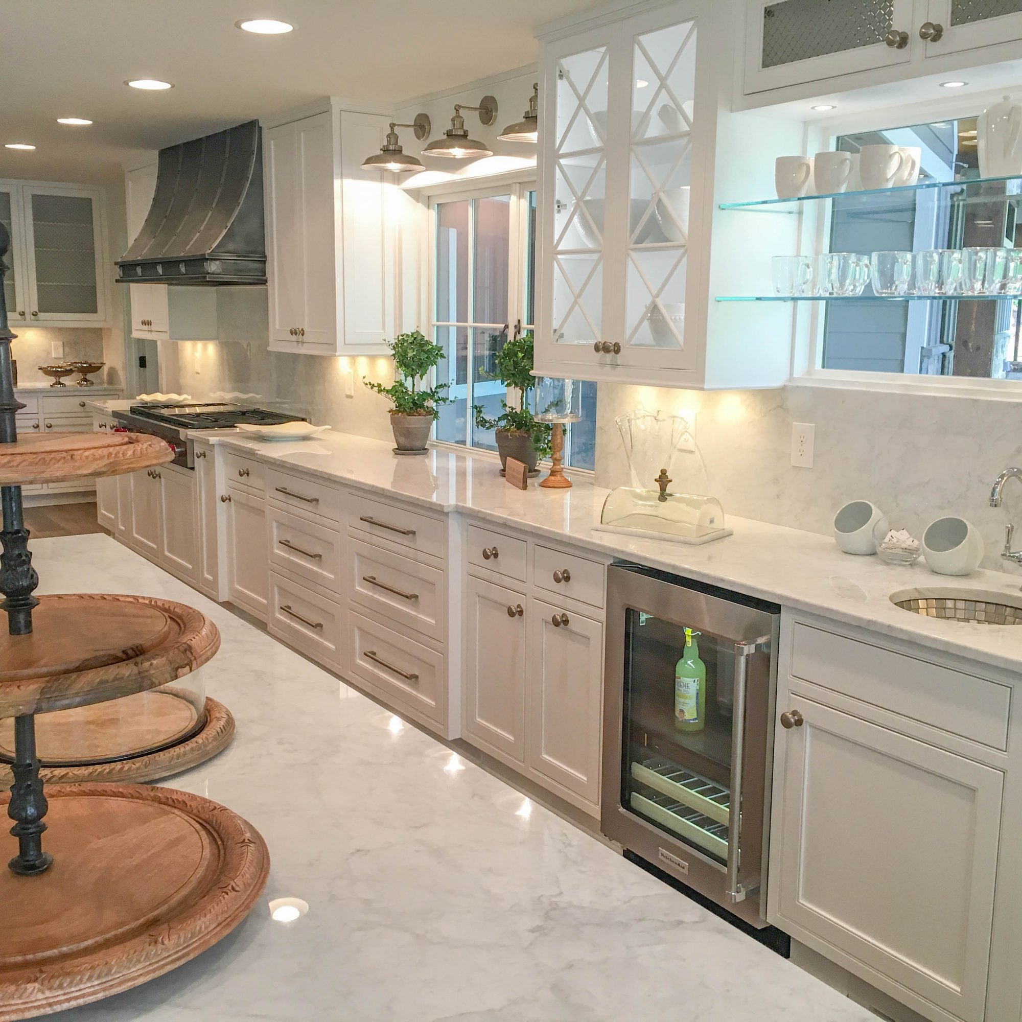 bright white kitchen