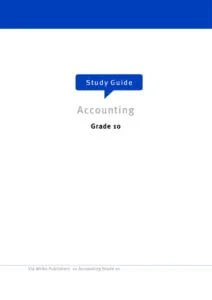 photo Grade 10 Accounting Exam Papers And Memos 2020 stanmore secondary