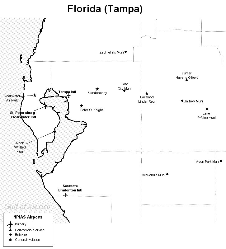 All Airports In Florida Map Full Map View And Regional Breakdown Florida Tampa 