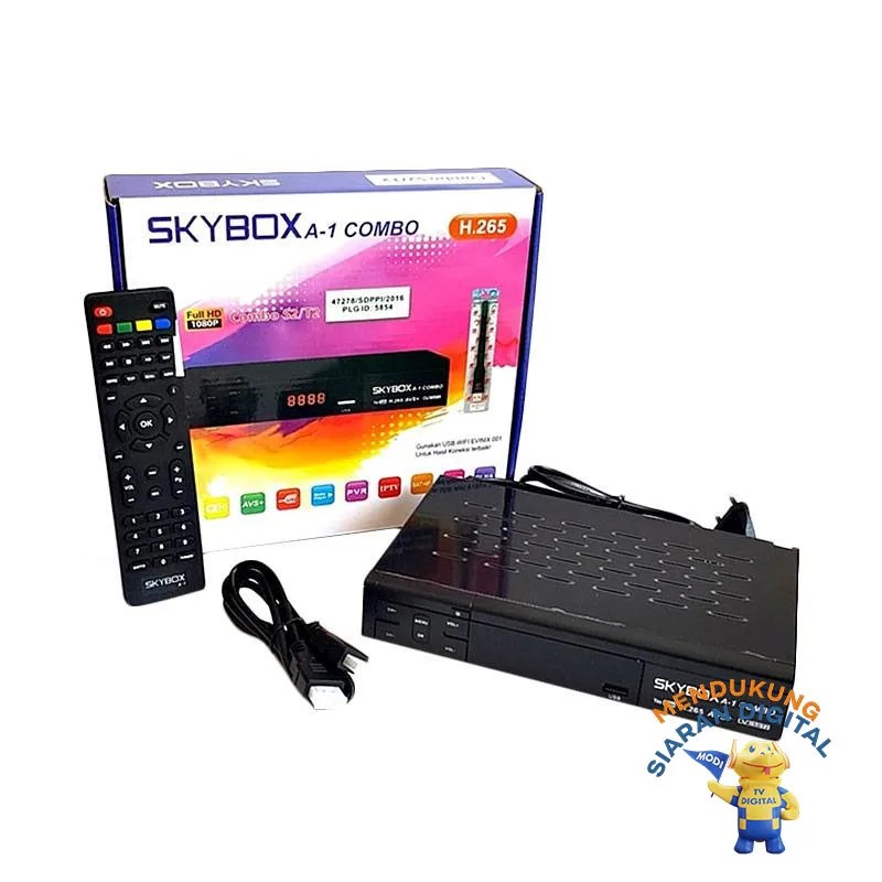 Fitur pvr, epg dan ews. Promo Skybox Dvb S2 Combo Receiver Parabola Dan Dvb T2 Hevc Avs Set Top Box Tv Digital Di Seller Triple A Elektronik Kota Surabaya Jawa Timur Blibli