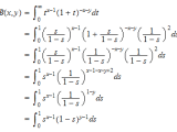 Beta Function