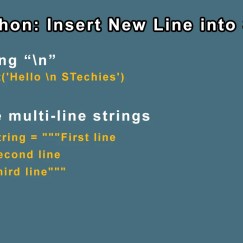 Python: Insert New Line into String