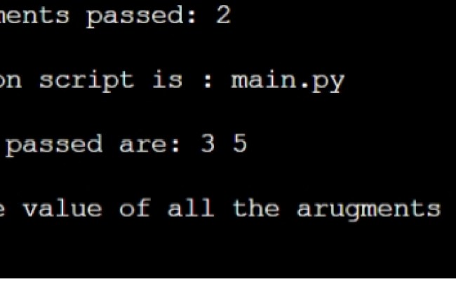 What Are Command Line Arguments In Python Mobile Legends Otosection