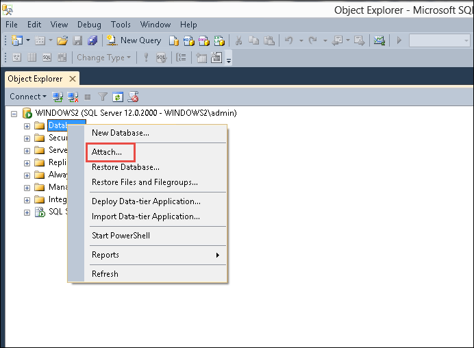 How To Import And Export Sql Server Data To An Excel File Pilih database yang mau dibuka.