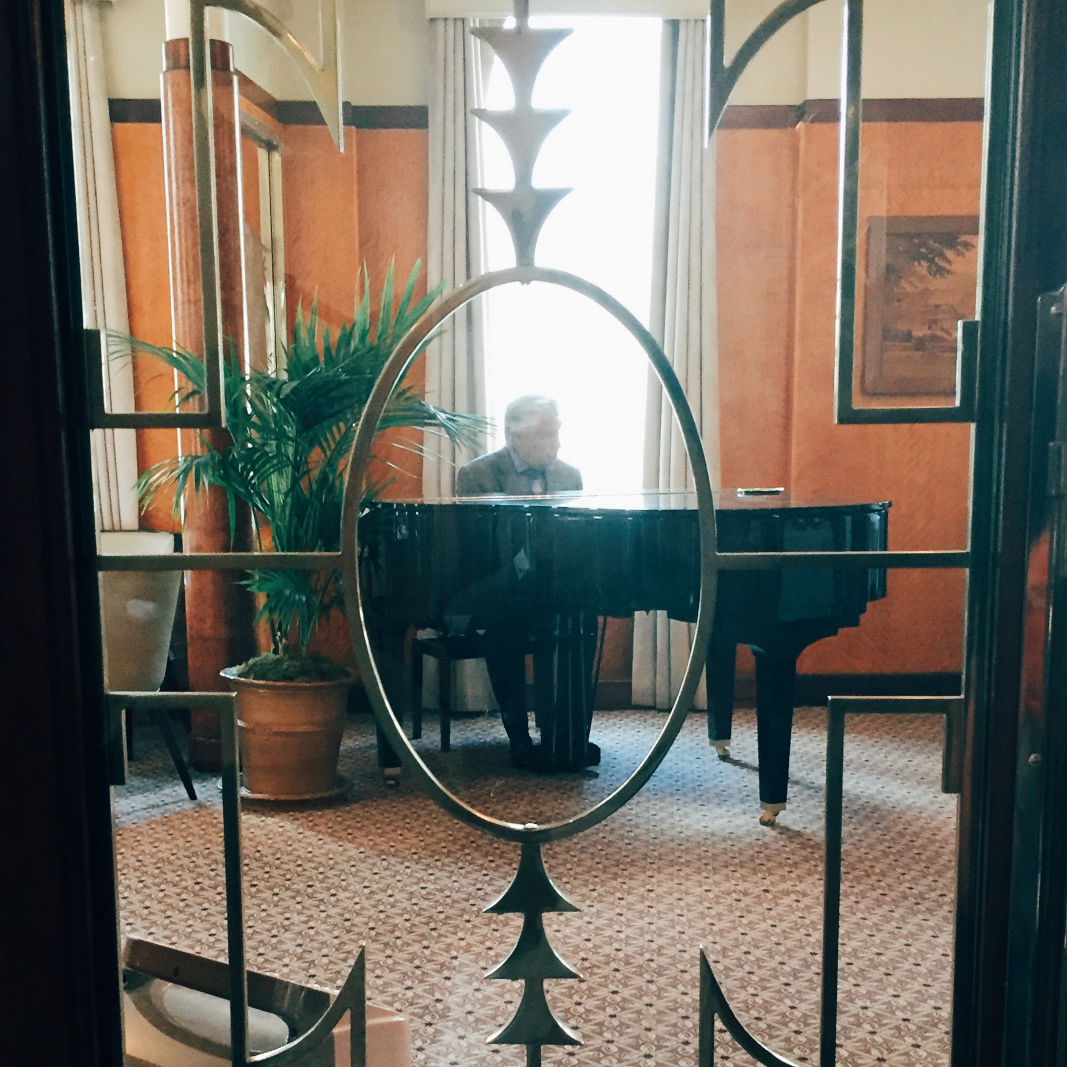 Afternoon tea piano player at Betty's